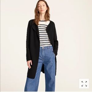 J. Crew Juliette Sweater Blazer heather charcoal